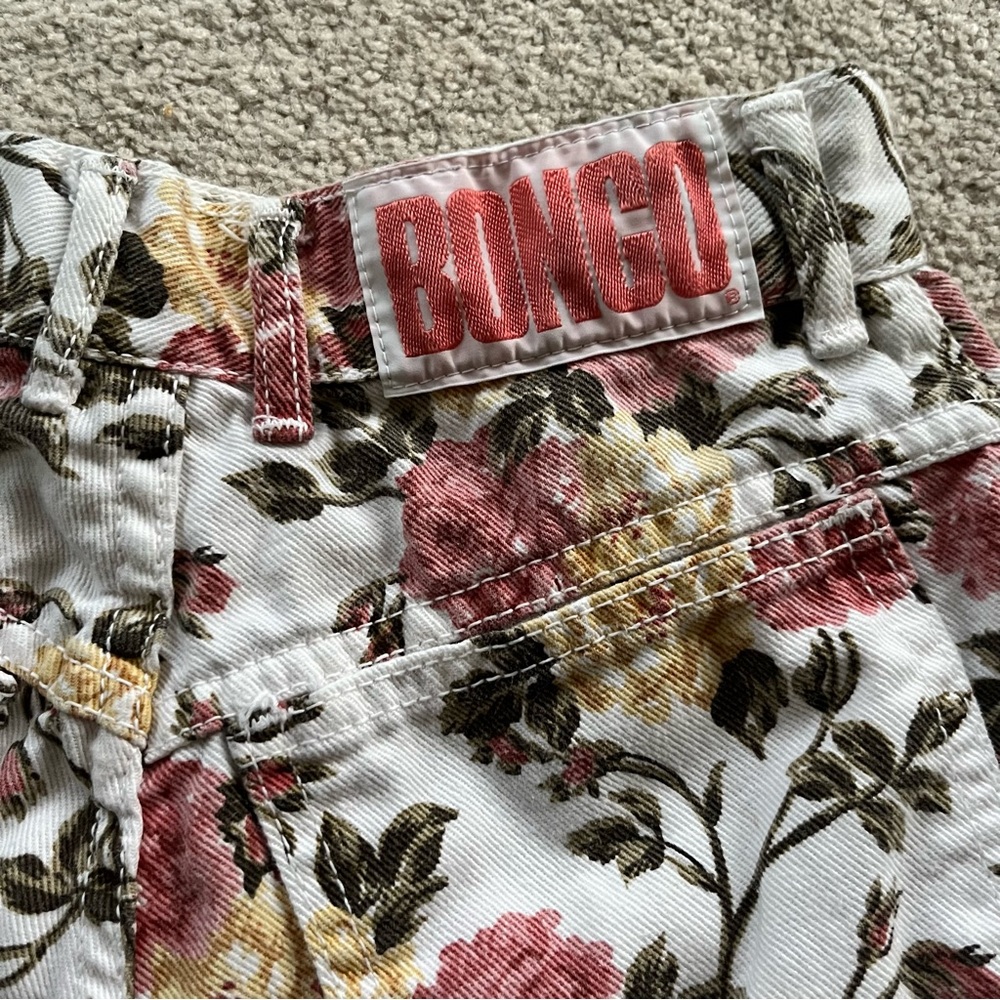 Vintage Bongo Floral High-Waisted Shorts - Picture 5 of 5